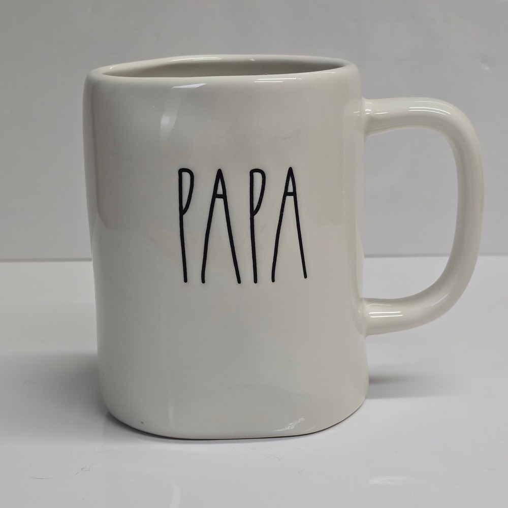 Rae Dunn PAPA Mug Cream Ceramic Artisan Collection Farmhouse Gift Fathers Day